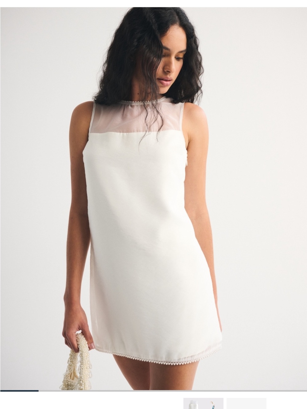 Bow-Back Mini Dress